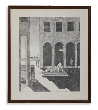 DE CHIRICO GIORGIO (1888 - 1978) - MALINCONIA.