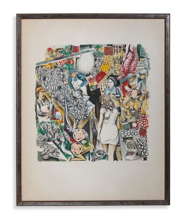 GUTTUSO RENATO (1912 - 1987) - LA VUCCIRIA .