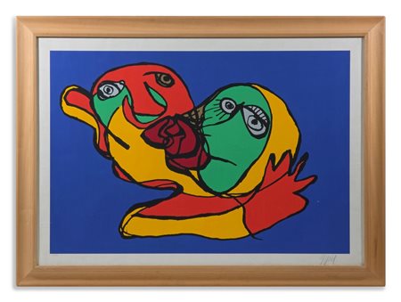 APPEL KAREL (1921 - 2006) - SKY BLUE KISS.