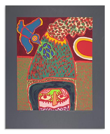 CORNEILLE (1922 - 2010) - LE VOLCAN .