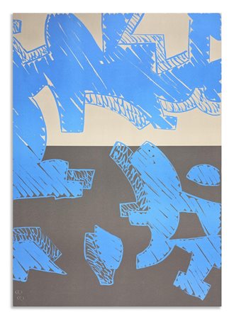 ACCARDI CARLA (1924 - 2014) - SENZA TITOLO (BLU).