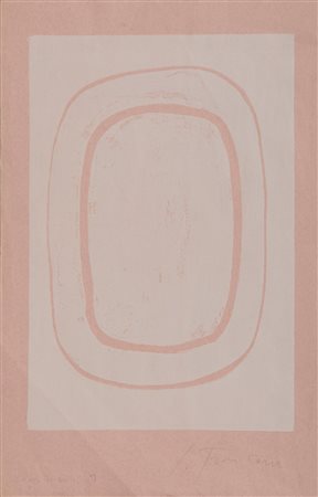 FONTANA LUCIO (1899 - 1968) - CONCETTO SPAZIALE (POEMETTO PER FONTANA).