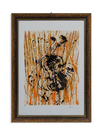 ARMAN FERNANDEZ (1928 - 2005) - BURNED VIOLIN.