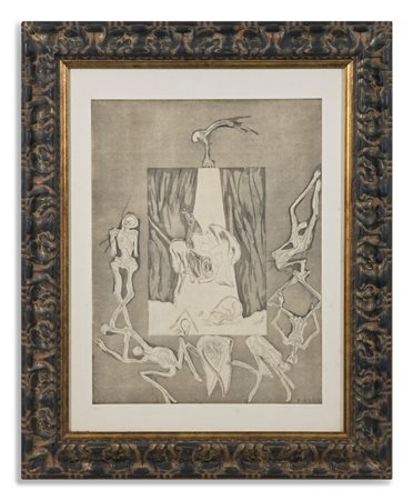 PALADINO MIMMO (n. 1948) - SENZA TITOLO (DA TESORO).