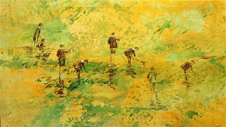 CONTE Guillermo, Ninos pescadores amarillos