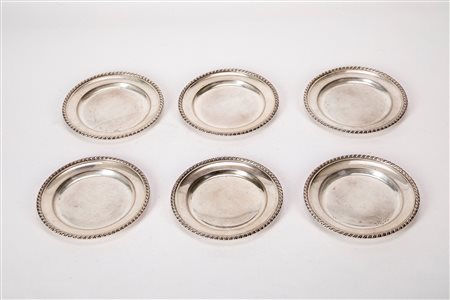 Miracoli - Gruppo di sei piattini, Milan, second half of the 20th century