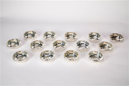 Vavassori - Set di quattordici coppette, Milan, second half of the 20th century