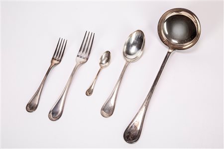 Lotto di posate, Italy, second half of the 20th century