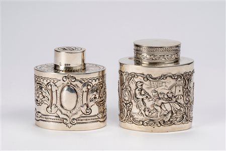 Due scatole porta tè, First half of the 20th century