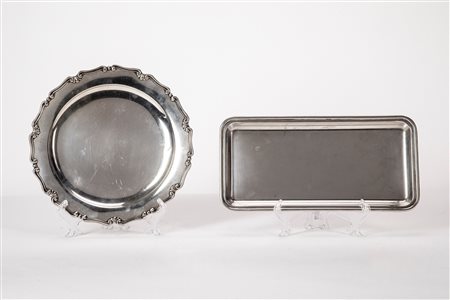 Due vassoi , Italy, second half of the 20th century