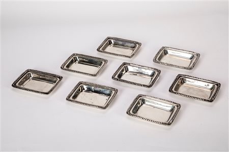 Gruppo di otto piattini, Mexico, mid-20th century