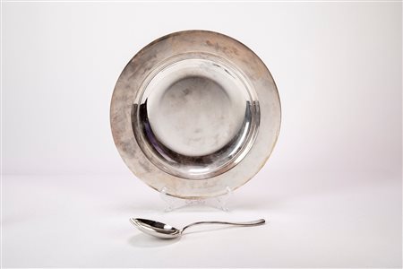 Miracoli - Risottiera con cucchiaio, Milan, second half of the 20th century