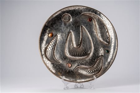 Roberto  Ceccherini - Piatto decorato, Milan, circa 1960