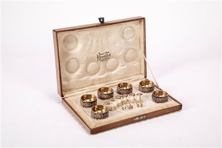 Sei salierine con cucchianini, Russia, Moscow, circa 1920