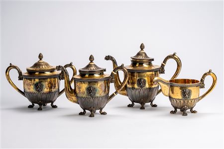 Servizio tè e caffè, Russia, St. Petersburg, circa 1908.