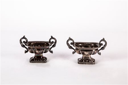 Coppia di saliere, Russia, second half of the 19th century