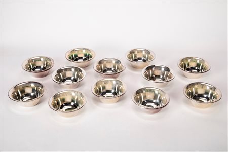 Miracoli - Gruppo di dodici ciotole, Milan, second half of the 20th century