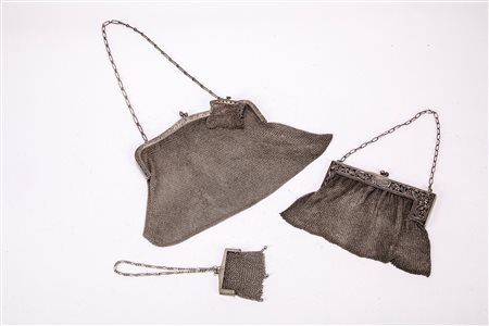Tre borsette, Italy, early 20th century