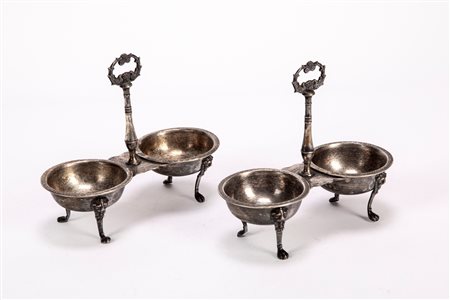 Coppia di saliere, Naples around 1850