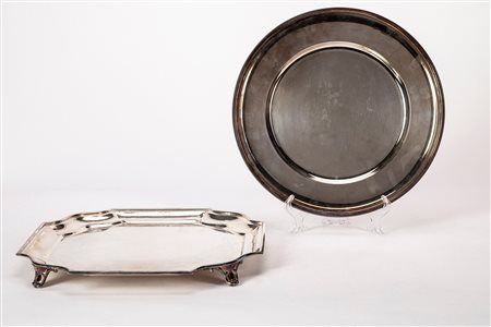 Alzata e piatto , Italy, second half of the 20th century