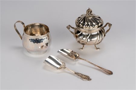 Lotto di quattro oggetti, Italy, second half of the 20th century