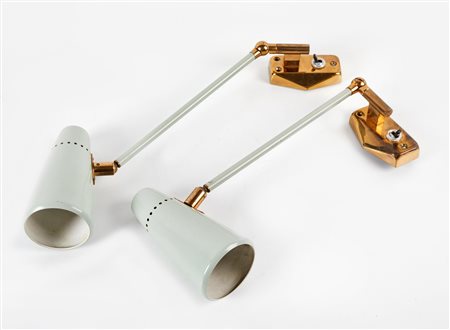 Stilnovo  
Coppia di lampade 
 Cm 86x10ø