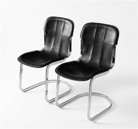 Cidue  
Coppia di sedie "Stolar" 
 Cm cadauna 83x45x56