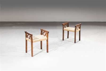 PRODUZIONE ITALIANA<BR>Coppia di sgabelli