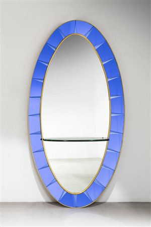 CRISTAL ART<BR>Specchiera con mensola