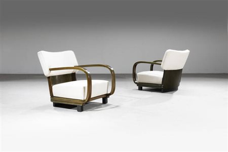 VITTORIO VALABREGA<BR>Coppia di poltrone