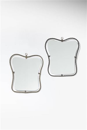 PRODUZIONE ITALIANA<BR>Coppia di specchi da parete