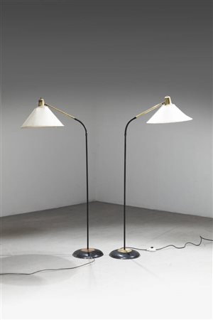 PRODUZIONE ITALIANA<BR>Coppia di lampade da terra
