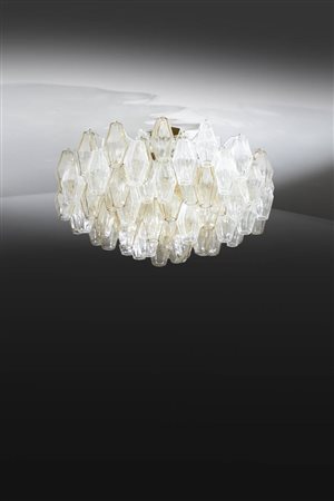VENINI<BR>Lampada a sospensione mod. Poliedri