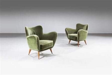 GUGLIELMO VERONESI<BR>Coppia di poltrone