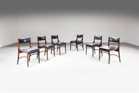 ICO PARISI<BR>Sei sedie mod. 110
