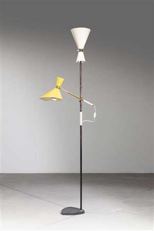 JULIUS THEODOR KALMAR<BR>Lampada da terra mod. Pelikan