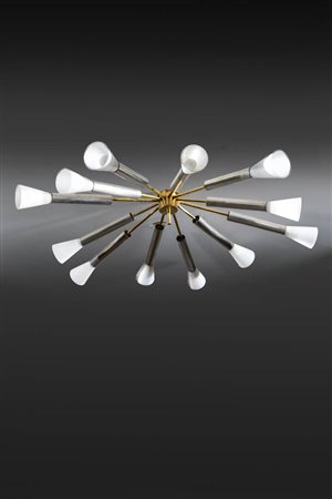 REGGIANI<BR>Lampadario a dodici luci