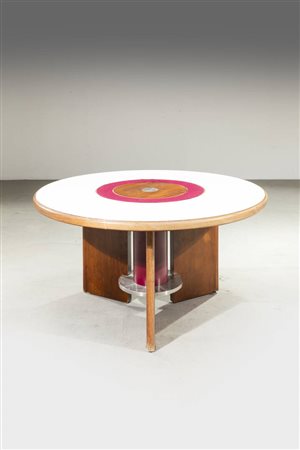 SILVIO COPPOLA<BR>Tavolo rotondo con alzata centrale