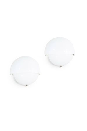 VICO MAGISTRETTI<BR>Set di due lampade da parete mod. Mania