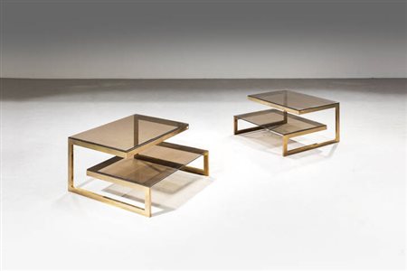 PRODUZIONE ITALIANA<BR>Coppia di tavolini