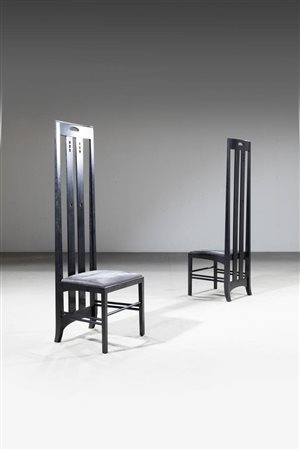 CHARLES RENNIE MACKINTOSH<BR>Coppia di sedie