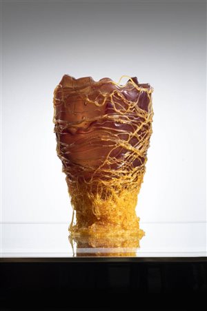 GAETANO PESCE<BR>La Spezia 1939 - 2024 New York (USA)<BR>Vaso mod. Spaghetti