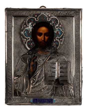 Cristo Pantocratore, Russia, seconda metà XIX secolo