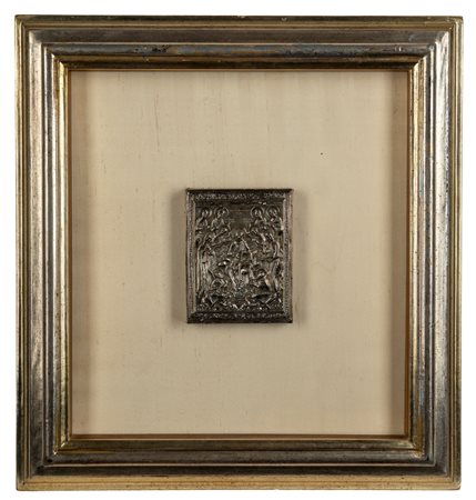 Icona con  Gesù in trono e apostoli 