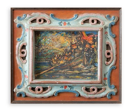 GIULIO CISARI (1892-1979) - Bozzetto di un quadro che non ho fatto, 1963