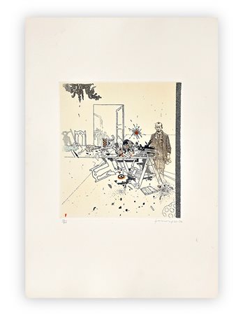 GIANFRANCO FERRONI (1927-2001) - La stanza ritrovata II, 1966-1970