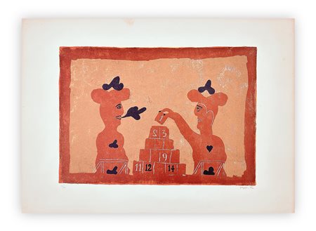 GUSTAVO FOPPIANI (1925-1986) - Senza Titolo, 1972