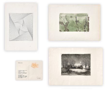 AUTORI VARI - Lotto unico di 4 opere: