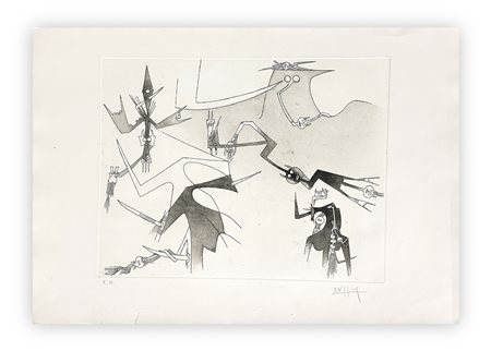 WIFREDO LAM (1902-1982) - Senza Titolo