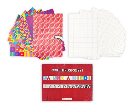 ALIGHIERO BOETTI (1940-1994) - Da uno a dieci, 1980